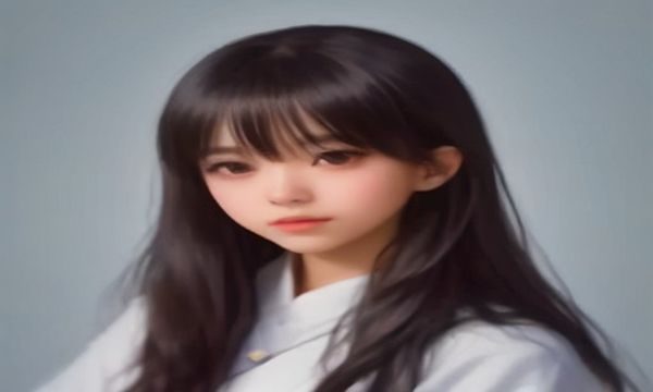 梨形身材女生穿高腰比基尼站在泳池边，柠檬黄配色显白显瘦，阳光充足氛围轻松